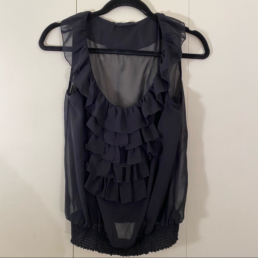 Black Sleeveless Top